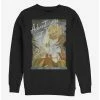 Cheapest ✔️ Disney Pixar Up Travel Poster Crew Sweatshirt ❤️