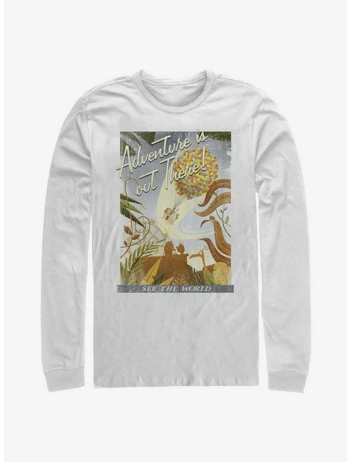 Discount π Disney Pixar Up Travel Poster Long-Sleeve T-Shirt π 1 Discount π Disney Pixar Up Travel Poster Long-Sleeve T-Shirt π