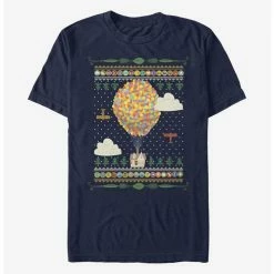 Cheap ✔️ Disney Pixar Up Ugly Holiday Sweater T-Shirt 🧨 -Dressup Outfits Shop 15328103 hi