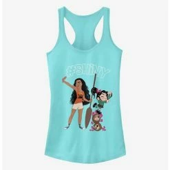 Coupon 😀 Disney Pixar Wreck-It Ralph Beach Life Girls Tank 🔔