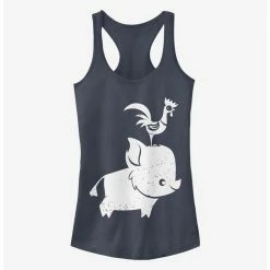Flash Sale 💯 Disney Moana Pua And Hei Hei Girls Tank 👏