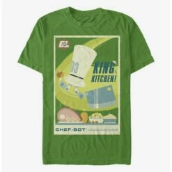 Cheap ✨ Disney Wall-E King Of The Kitchen Poster T-Shirt 😀