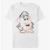 Coupon 🎁 Disney Pixar Toy Story 4 Line Art Mrs. Potato T-Shirt 😀