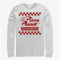 Discount 🎁 Disney Pixar Toy Story Pizza Planet Box Long-Sleeve T-Shirt ✨