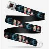 Best deal 🎁 Disney Hocus Pocus Sanderson Sisters Group Pose Black Blues Seatbelt Belt ✨