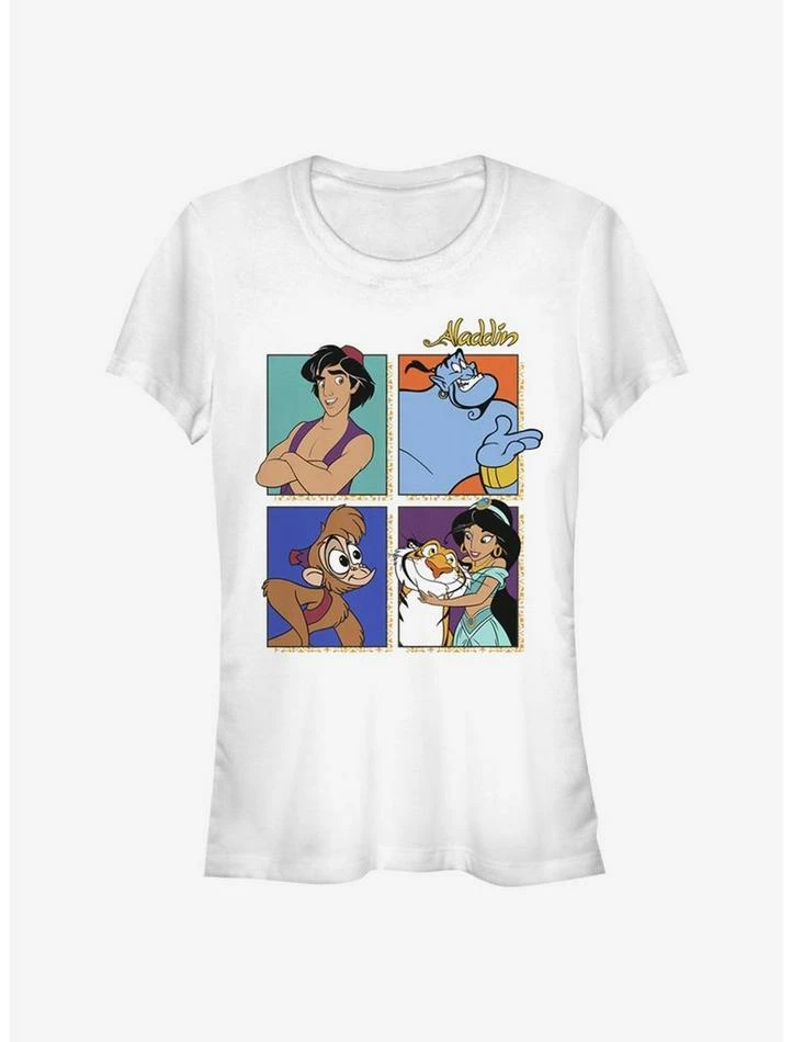 Outlet ✨ Disney Aladdin The Four 🌟 Girls T-Shirt ❤️ 1 Outlet ✨ Disney Aladdin The Four 🌟 Girls T-Shirt ❤️