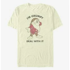 Cheapest 👏 Disney Snow White And The Seven Dwarfs Deal With It T-Shirt 🎉