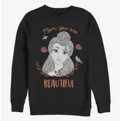 Cheapest ✨ Disney Beauty And The Beast Beautiful Mom Crew Sweatshirt ⌛