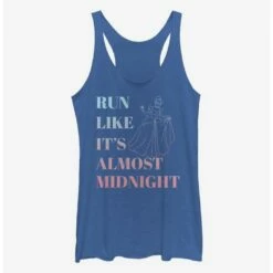 Outlet ⌛ Disney Cinderella Run Like It's Almost Midnight 🛒 Girls Tank 💯
