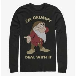 Wholesale 👏 Disney Snow White And The Seven Dwarfs I'm Grumpy Long-Sleeve T-Shirt ✔️