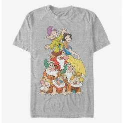 Deals ⭐ Disney Snow White And The Seven Dwarfs Squad Dwarf Stack T-Shirt ⭐