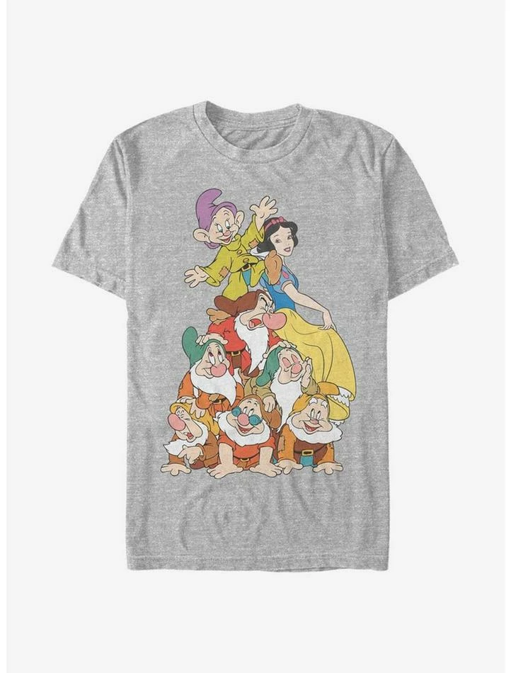 Deals ⭐ Disney Snow White And The Seven Dwarfs Squad Dwarf Stack T-Shirt ⭐ 1 Deals ⭐ Disney Snow White And The Seven Dwarfs Squad Dwarf Stack T-Shirt ⭐