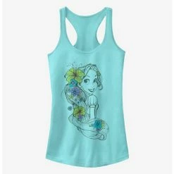 Cheapest 👏 Disney Tangled Rapunzel Sketch Girls Tank 🤩