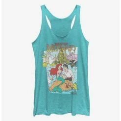 New 👏 Disney The Little Mermaid Cover Girls Tank 💯
