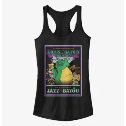New ✔️ Disney The Princess And The Frog Rockadile 🎉 Girls Tank ⌛