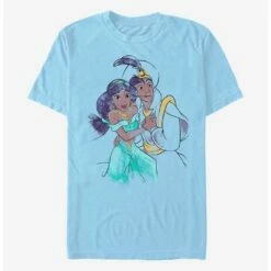 Outlet 😍 Disney Aladdin Jasmine And Ali T-Shirt ❤️