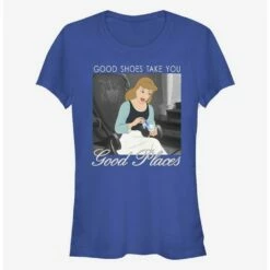 Cheap 👏 Disney Cinderella Shoes Girls T-Shirt ⭐