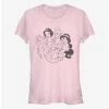 Best Pirce ✨ Disney Princess Simple Princess Girls T-Shirt 🌟