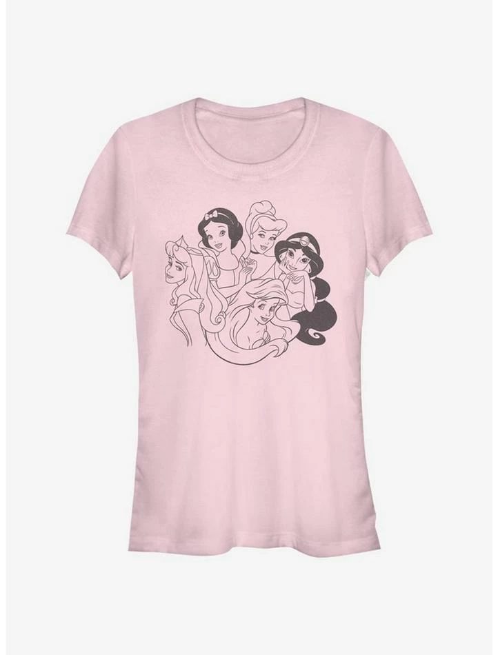 Best Pirce ✨ Disney Princess Simple Princess Girls T-Shirt 🌟 1 Best Pirce ✨ Disney Princess Simple Princess Girls T-Shirt 🌟