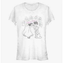 Budget 🔔 Disney Snow White And The Seven Dwarfs Heigh-Ho Girls T-Shirt 😀
