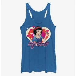 Promo ✨ Disney Snow White And The Seven Dwarfs Snow White Heart 👍 Girls Tank 🧨