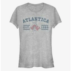 Cheap 🤩 Disney The Little Mermaid Atlantica College Girls T-Shirt 💯