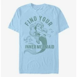 New ⌛ Disney The Little Mermaid Inner Mermaid T-Shirt ✔️