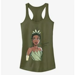 Coupon ⭐ Disney The Princess And The Frog Fashion Tiana Girls Tank 🛒