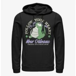 Cheapest 🥰 Disney The Princess And The Frog Firefly Five Hoodie ⭐