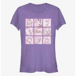 Best deal ✔️ Disney Beauty And The Beast Sketches ⭐ Girls T-Shirt 🛒