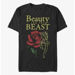 Best reviews of 🤩 Disney Beauty And The Beast Rose T-Shirt 😀
