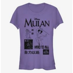 Hot Sale 👍 Disney Mulan Hero To All 😀 Girls T-Shirt ❤️ -Dressup Outfits Shop 15349295 hi