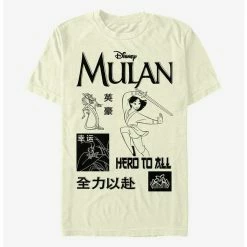 Best Pirce 🤩 Disney Mulan Hero To All T-Shirt 🧨
