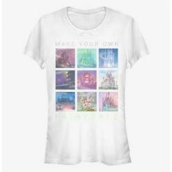Discount 👏 Disney Princess Castles In Disney Princess Movies Girls T-Shirt 👏