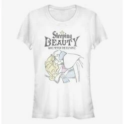 New 😍 Disney Sleeping Beauty Wake Me For The Romance Girls T-Shirt ❤️