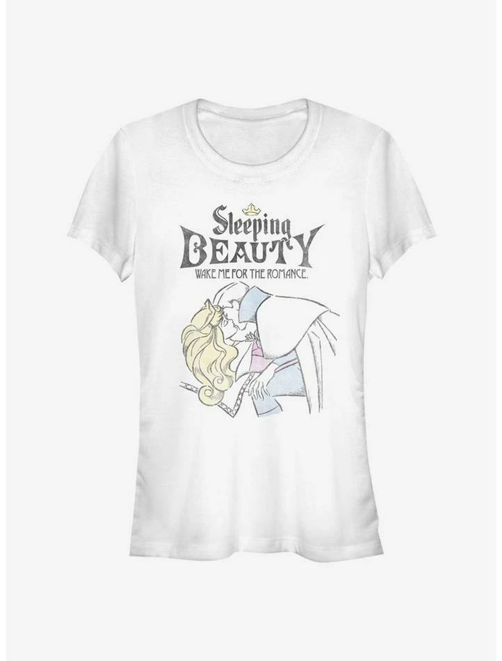 New 😍 Disney Sleeping Beauty Wake Me For The Romance Girls T-Shirt ❤️ 1 New 😍 Disney Sleeping Beauty Wake Me For The Romance Girls T-Shirt ❤️