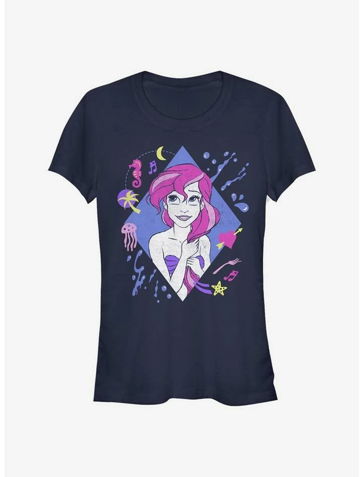 Promo 👍 Disney The Little Mermaid 90's Ariel Girls T-Shirt 👍 1 Promo 👍 Disney The Little Mermaid 90's Ariel Girls T-Shirt 👍