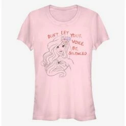Best Sale ❤️ Disney The Little Mermaid Don't Be Silenced 😀 Girls T-Shirt ✨