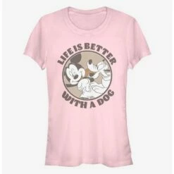 Outlet 😉 Disney Mickey Mouse Dog Life Girls T-Shirt 🛒