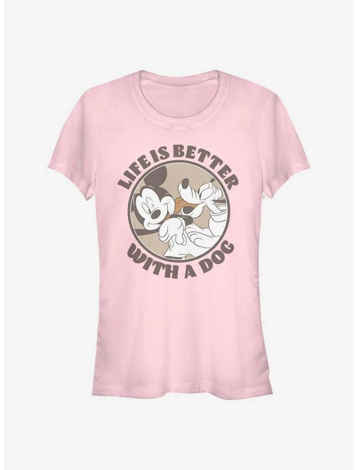 Outlet 😉 Disney Mickey Mouse Dog Life Girls T-Shirt 🛒 1 Outlet 😉 Disney Mickey Mouse Dog Life Girls T-Shirt 🛒