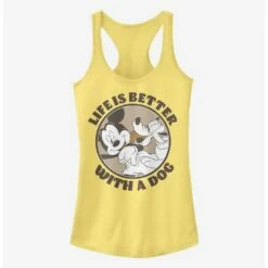 Deals 🥰 Disney Mickey Mouse Dog Life Girls Tank 🌟