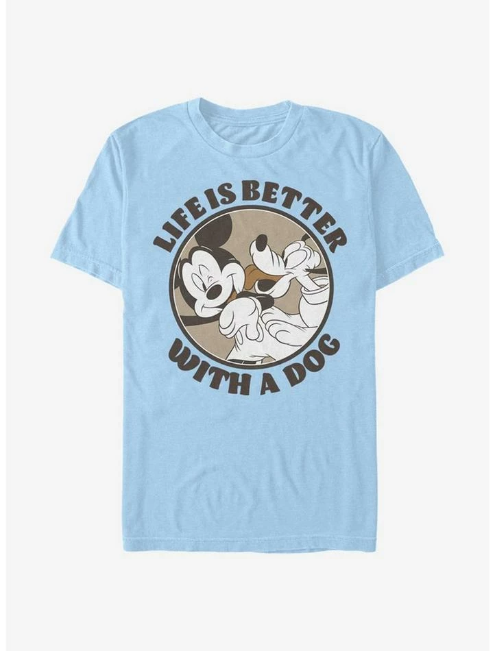 Best Sale ✨ Disney Mickey Mouse Dog Life T-Shirt ❤️ 1 Best Sale ✨ Disney Mickey Mouse Dog Life T-Shirt ❤️
