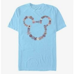 Hot Sale 👏 Disney Mickey Mouse Mickey Flowers T-Shirt ⌛