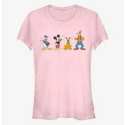 Coupon ✨ Disney Mickey Mouse And Friends Waving 😉 Girls T-Shirt ✨