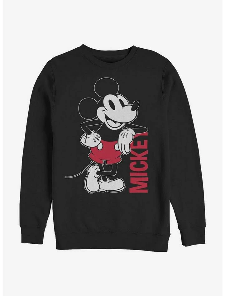 Brand new β€οΈ Disney Mickey Mouse Mickey Leaning Crew Sweatshirt 𧨠1 Brand new β€οΈ Disney Mickey Mouse Mickey Leaning Crew Sweatshirt π§¨