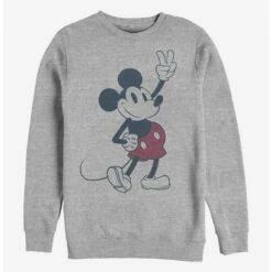 Best reviews of 🤩 Disney Mickey Mouse Plaid Mickey Crew Sweatshirt 🌟