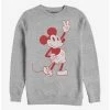 Outlet 😍 Disney Mickey Mouse Simple Mickey Outline Crew Sweatshirt 🎁