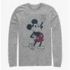 Cheapest ⌛ Disney Mickey Mouse Plaid Mickey Long-Sleeve T-Shirt 👍