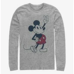 Cheapest ⌛ Disney Mickey Mouse Plaid Mickey Long-Sleeve T-Shirt 👍