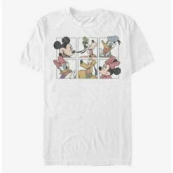 Brand new ❤️ Disney Mickey Mouse Mickey And Friends Grid T-Shirt 👏